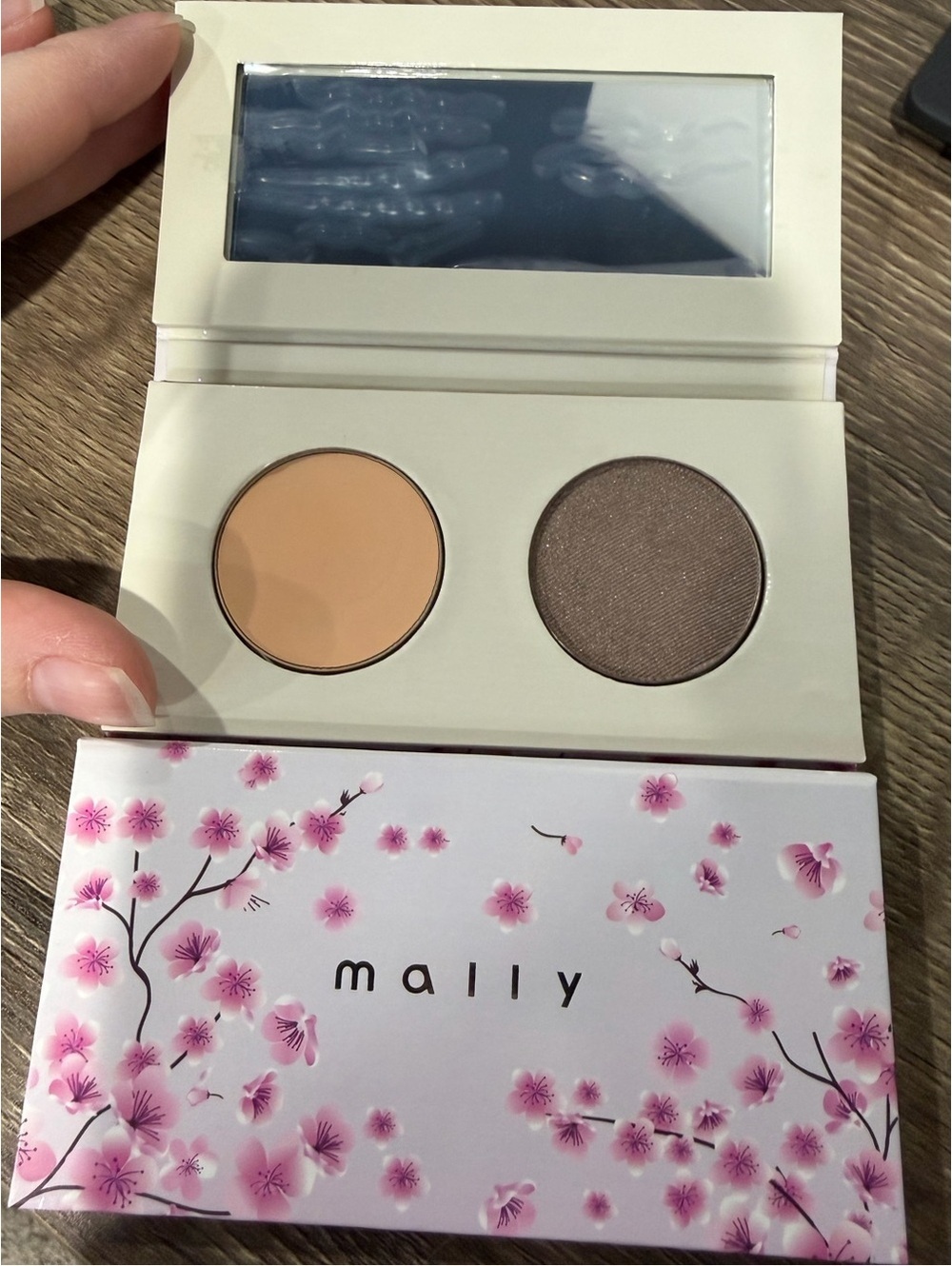 2 x Mally Beauty Frosted Taupe Eyeshadow Palette NEW